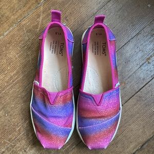 TOMS GLITTER SHOES kids 1.5